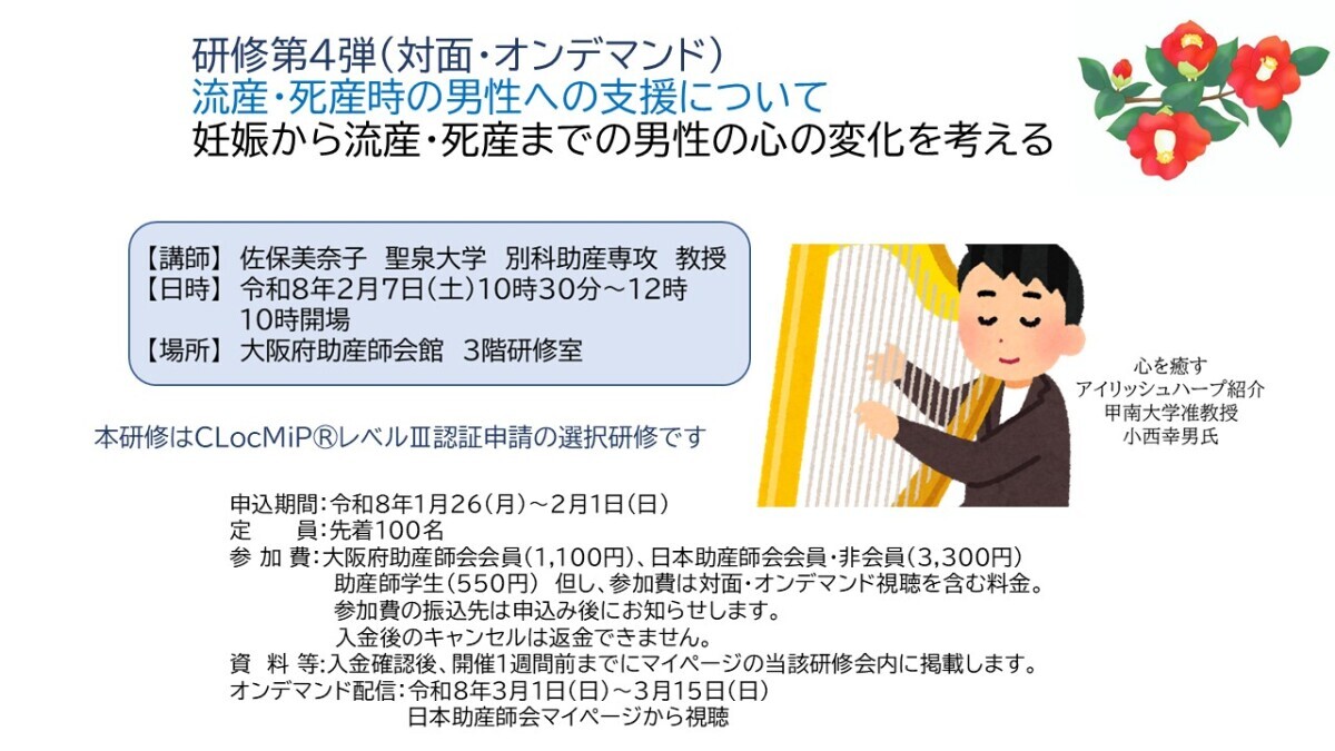 助産師進化プロジェクト第4弾　　　　　　　　　　　　　　　　　　　流産・死産時の男性への支援について〜妊娠から流産・死産までの男性の心の変化を考える〜